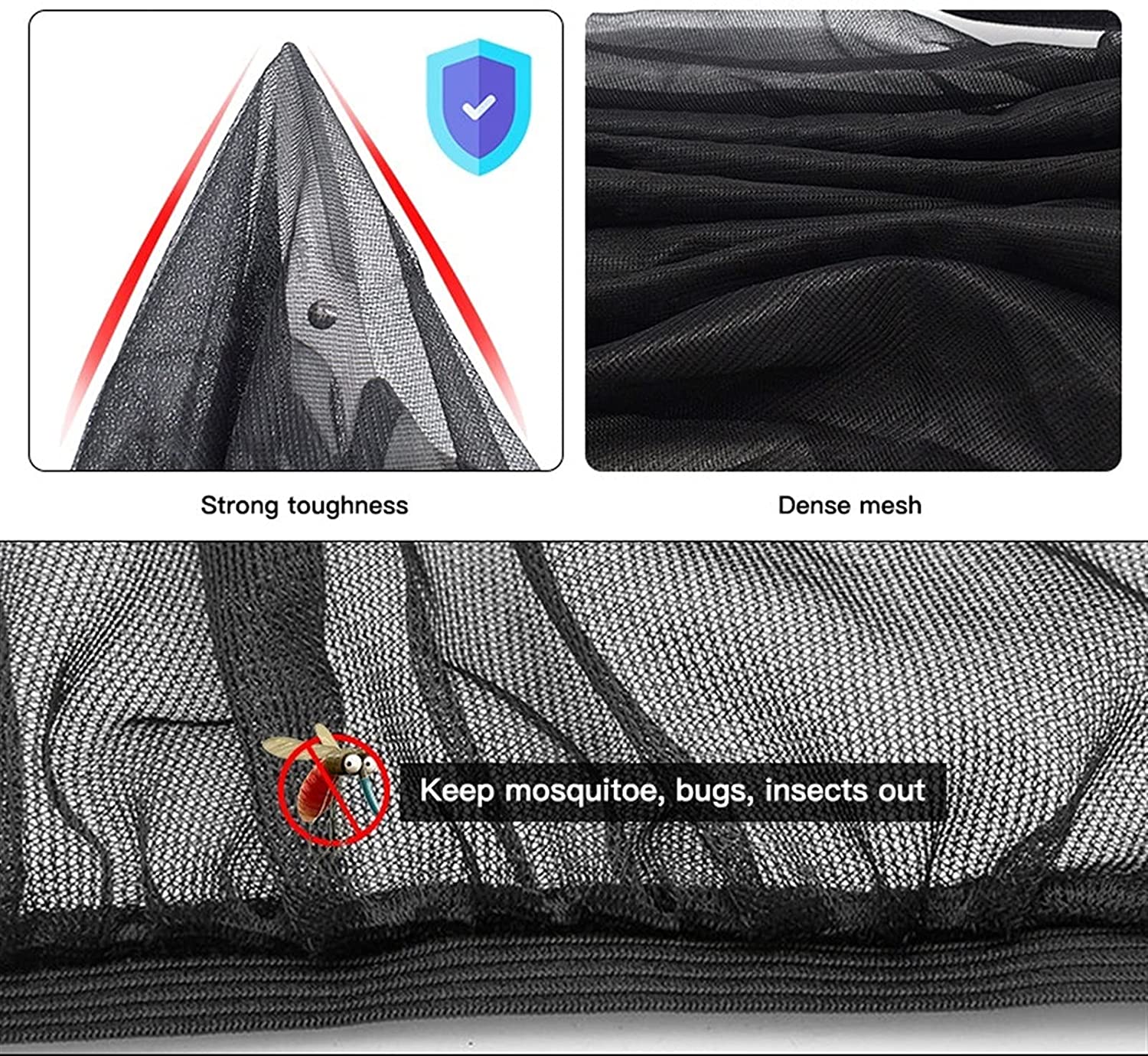 SUOTENG Universal Elastic Car Window Sunshades, Car Window Shades Sun Cover Rear Side Kids Baby UV P