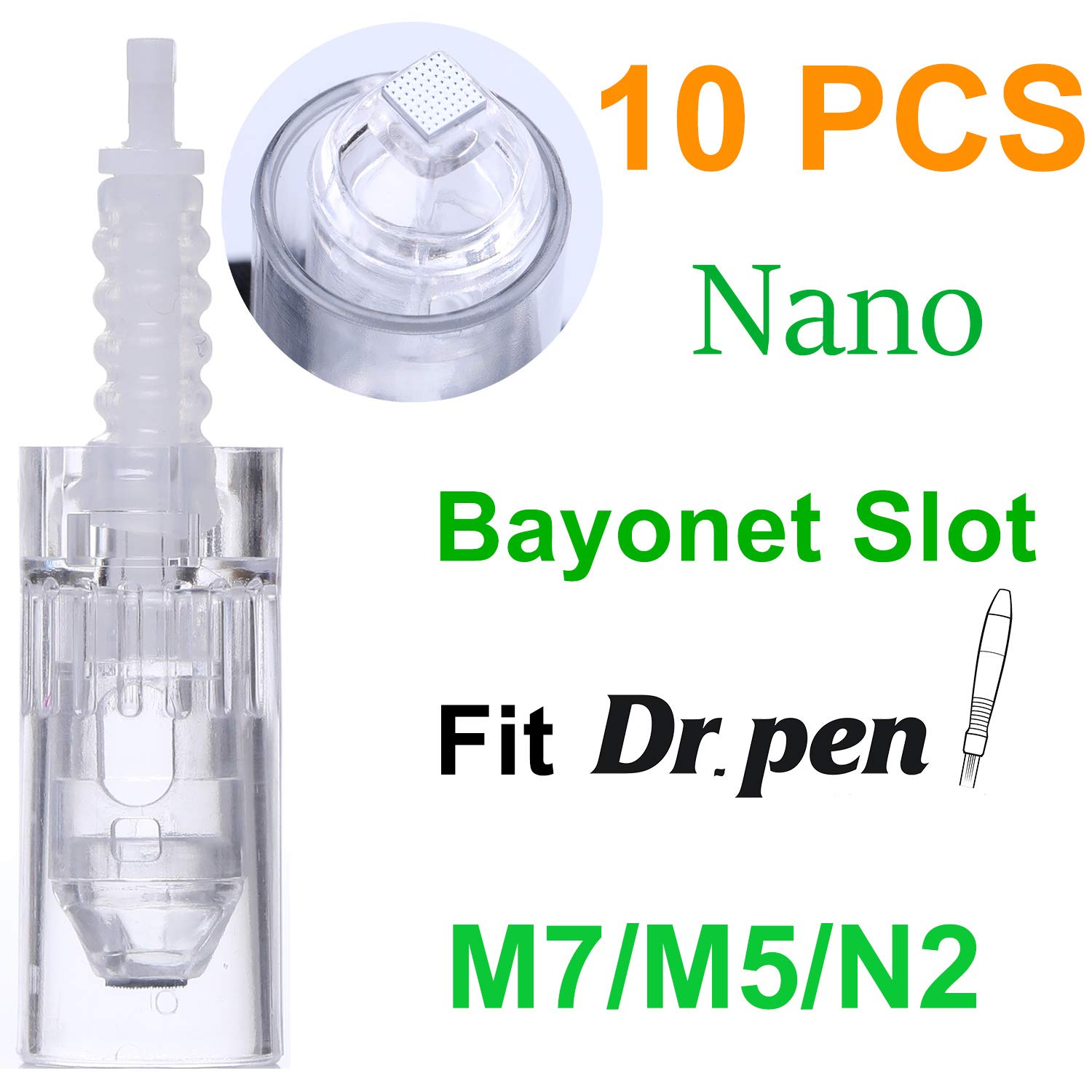 Dr. Pen Replacement Cartridges Disposable Needles, Compatible With Dr. Pen Ultima M5/M7/N2, Individu