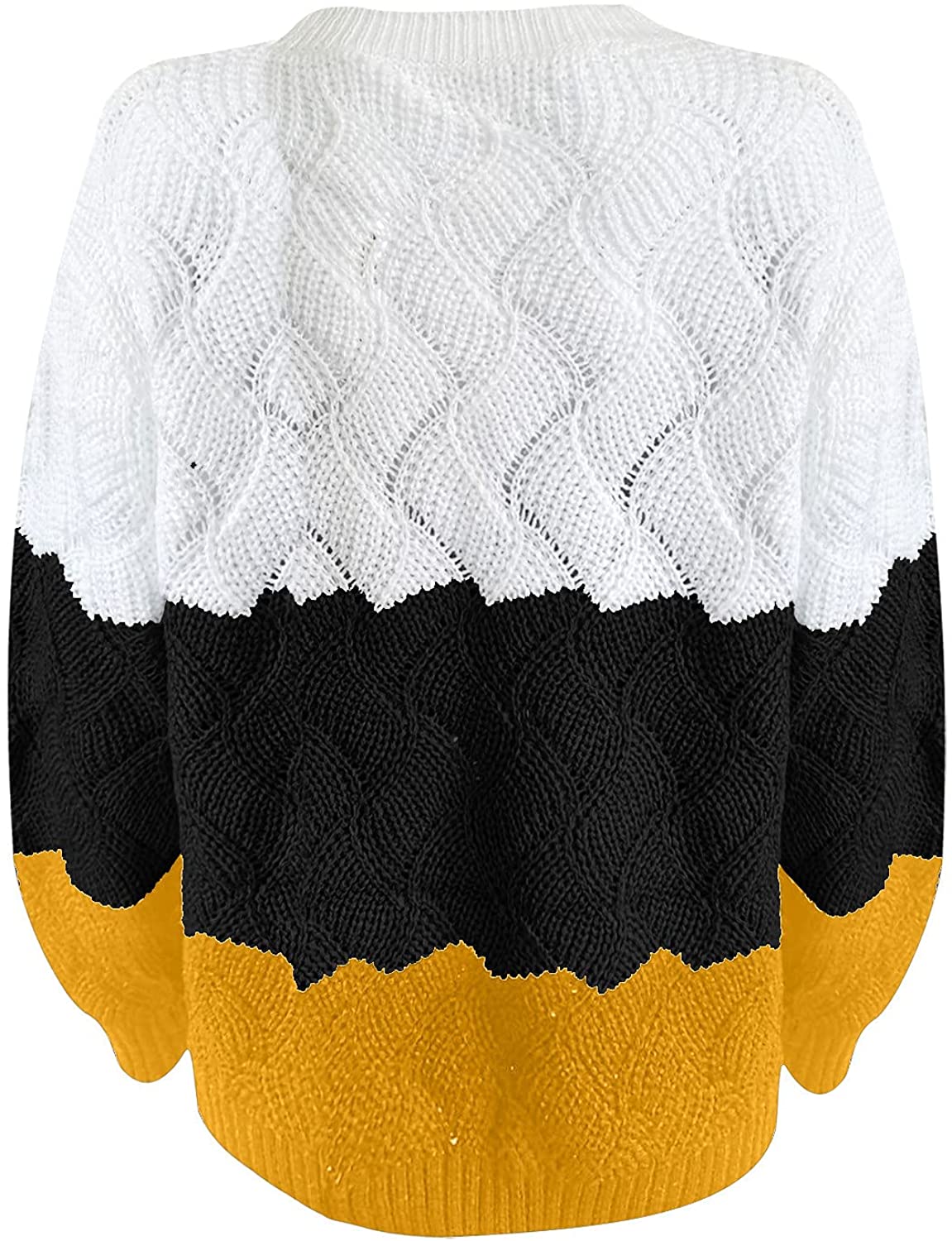 Sweaters For Women,Womens Tops Comfy O-Neck Pullover Autumn Striped Knitted T-Shirt Long-Sleeve Ladi