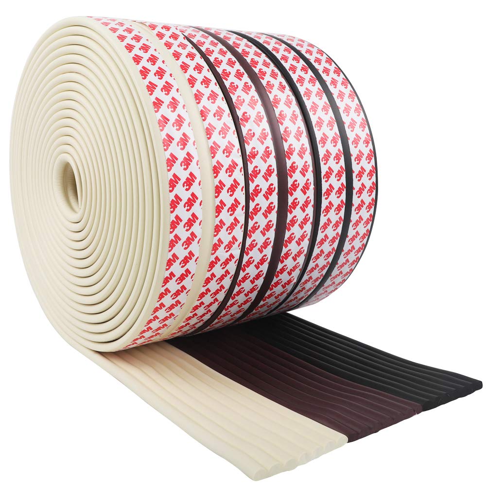 Baby Proofing Edge Guards 29.5ft Edge Protectors, 3M Pre-Taped, for Table, Desk, Fireplace(Black)