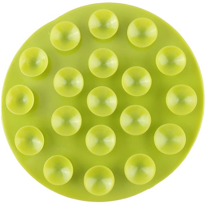 Fdit 3pcs Non-Slip Placemat Double-Sided Sucker Anti-Slip Plate Cutlery Stationary Pad Creative for 