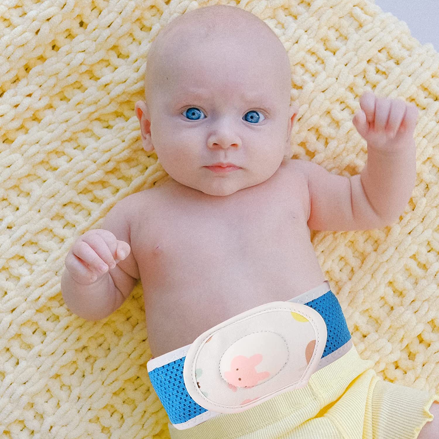 Newborn Baby Belly Umbilical Band: Soft Cotton Infant Umbilical Cord Belly Band Baby Hernia Packs Ne