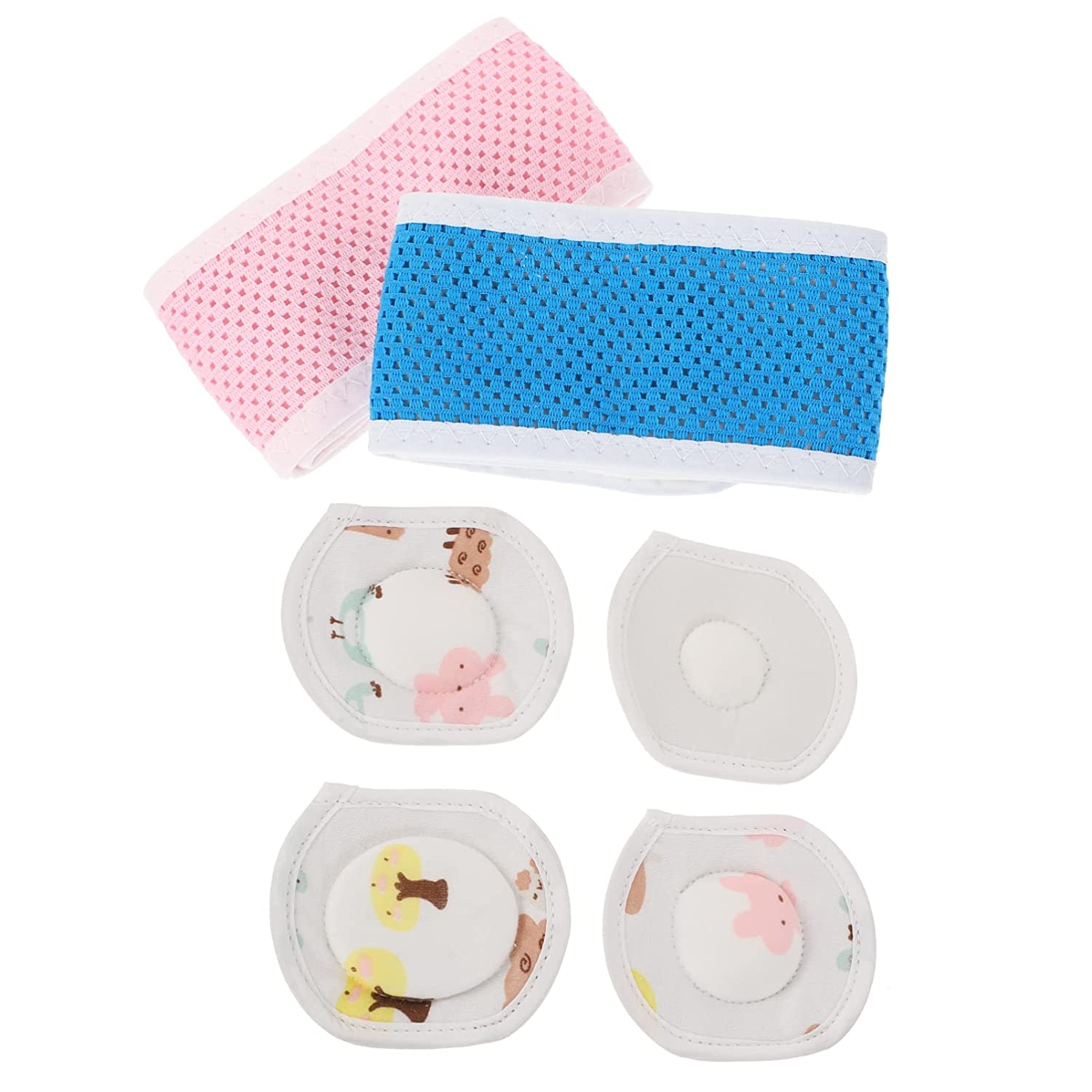 Newborn Baby Belly Umbilical Band: Soft Cotton Infant Umbilical Cord Belly Band Baby Hernia Packs Ne