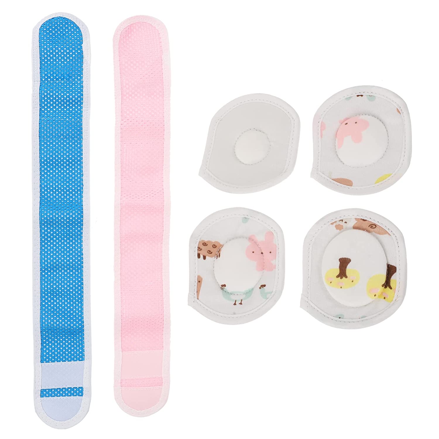 Newborn Baby Belly Umbilical Band: Soft Cotton Infant Umbilical Cord Belly Band Baby Hernia Packs Ne
