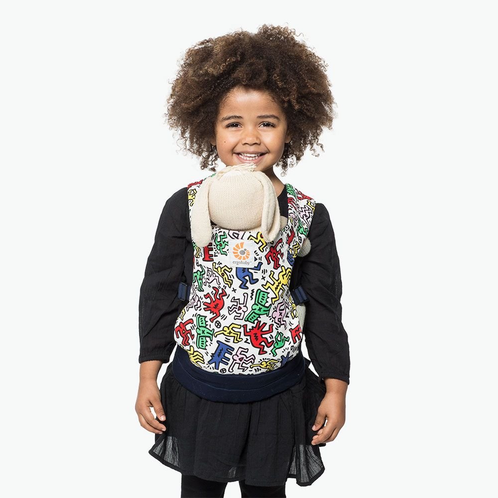 Ergobaby Toy Doll Carrier Limited Edition Keith Haring, Color Pop