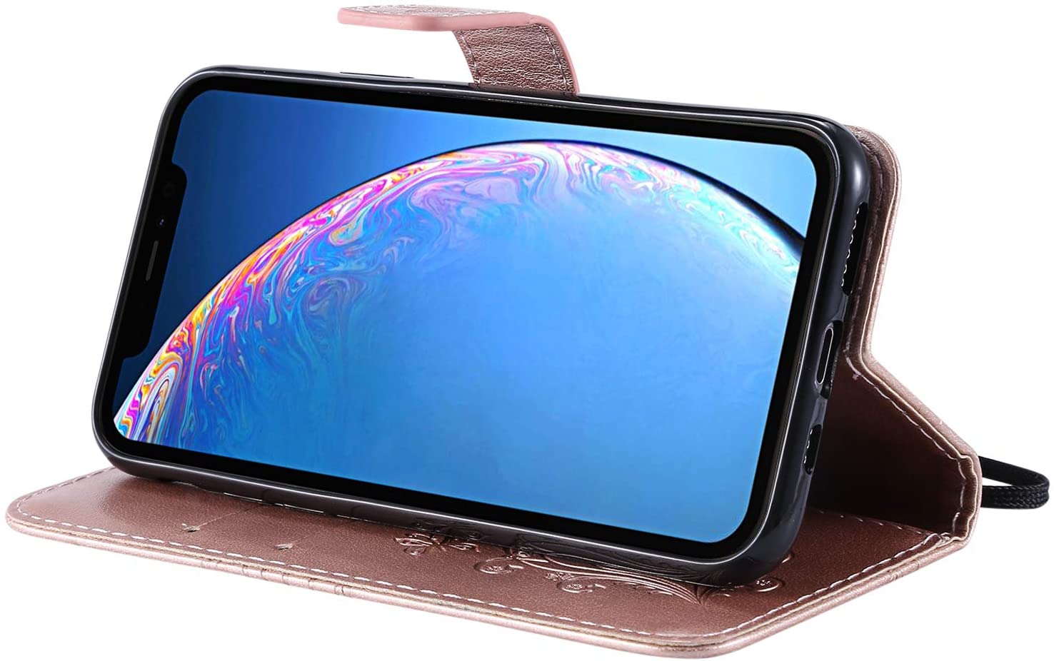 Amocase Wallet Leather Case with 2 in 1 Stylus for iPhone 11 Pro 5.8