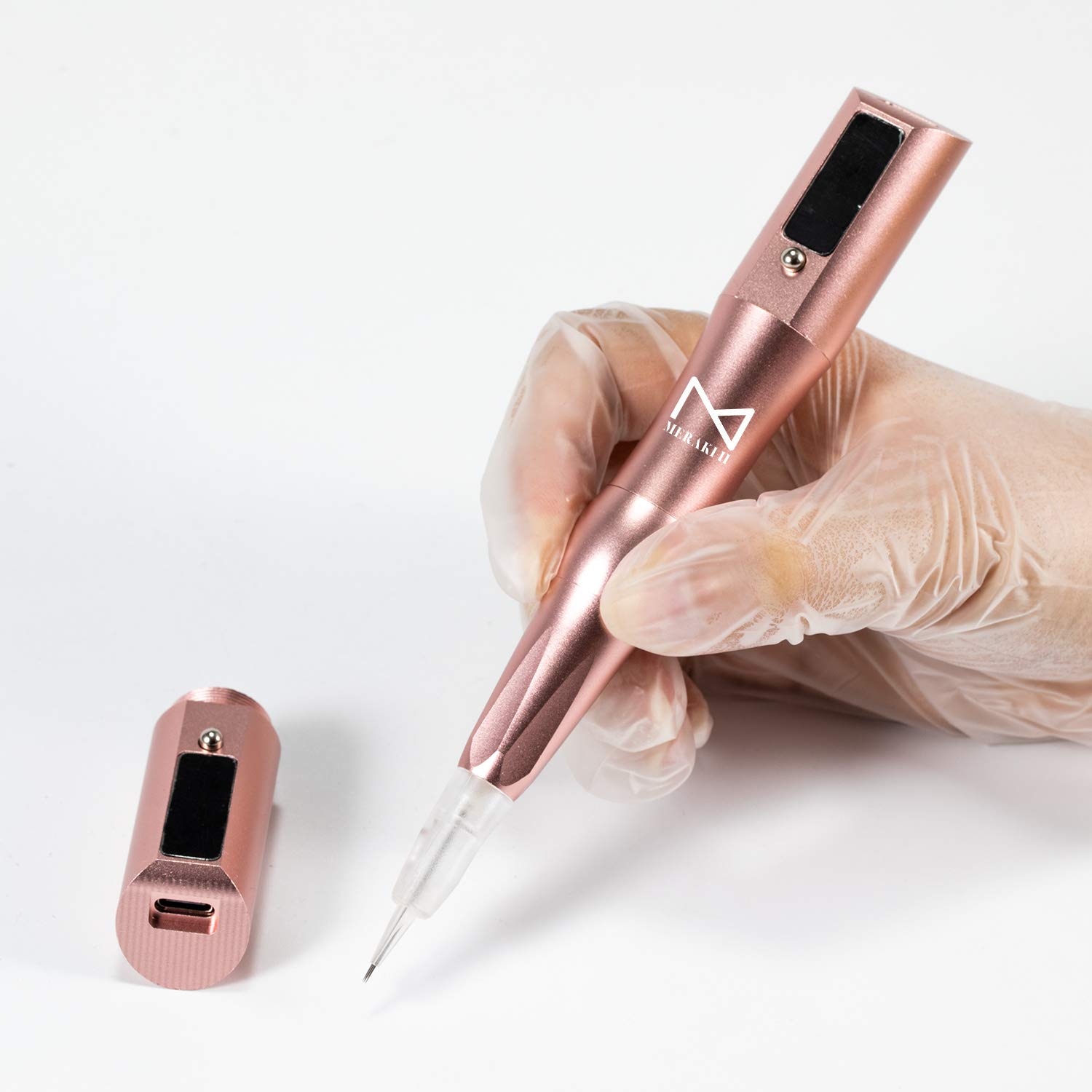 MERAKI II Version 2.0 Wireless PMU/Tattoo Machine - 5 Speed - Low Noise - Two Batteries - 10 1RL Nee