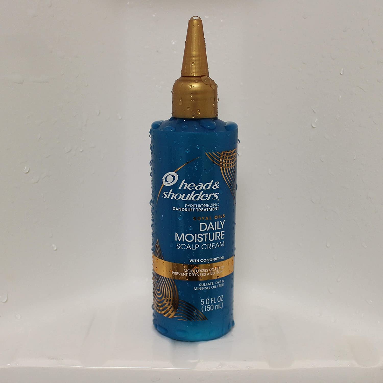 Head and Shoulders Scalp Cream Treatment, Daily Moisture, Anti Dandruff, Royal Oils Collection