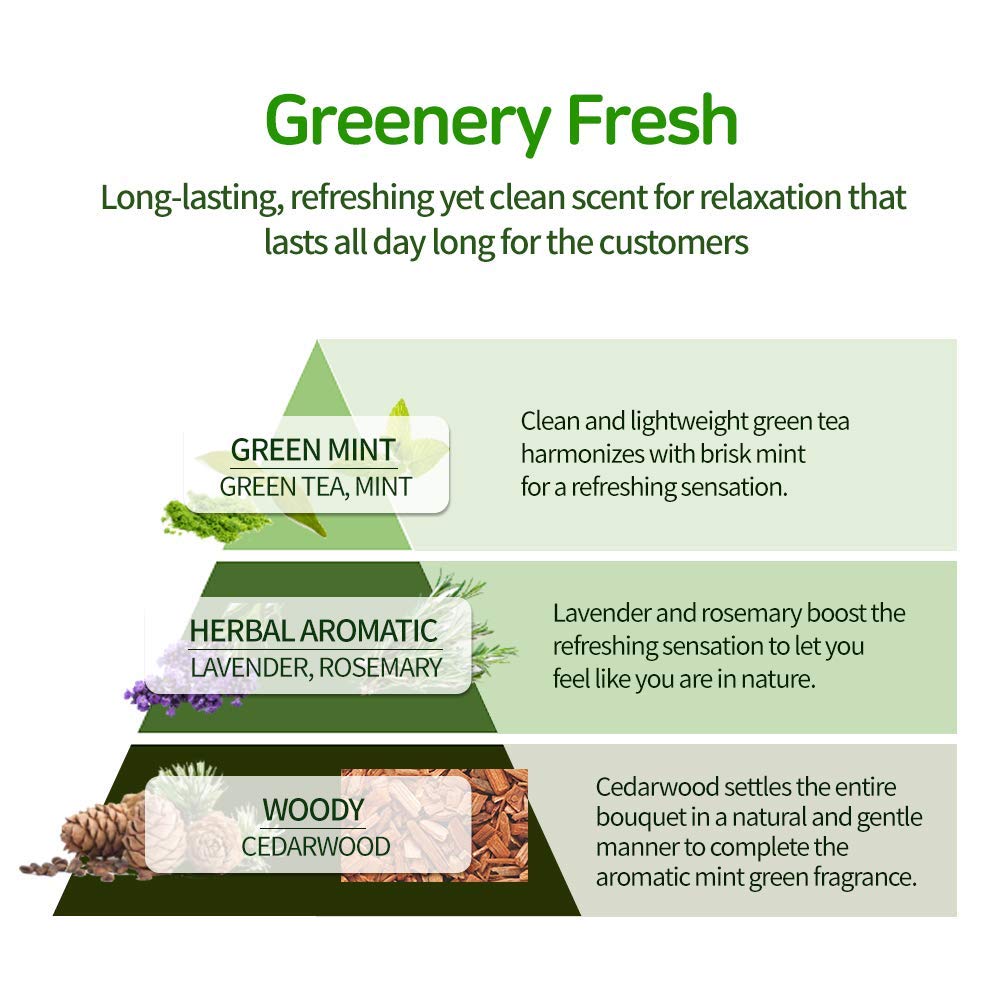 AMOS PROFESSIONAL The Green Tea Shampo [Mild - For Sensitive Scalp] 17.6oz (500g) | Gentle Anti-Thin