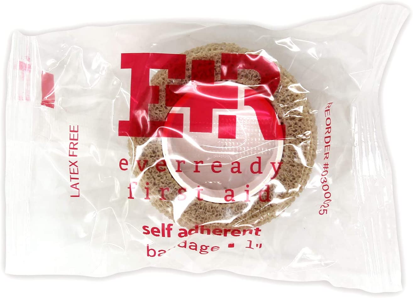Ever Ready First Aid Self Adherent Cohesive Wrap Bandages 1” x 5 Yards for First Aid, Sprains, Swe