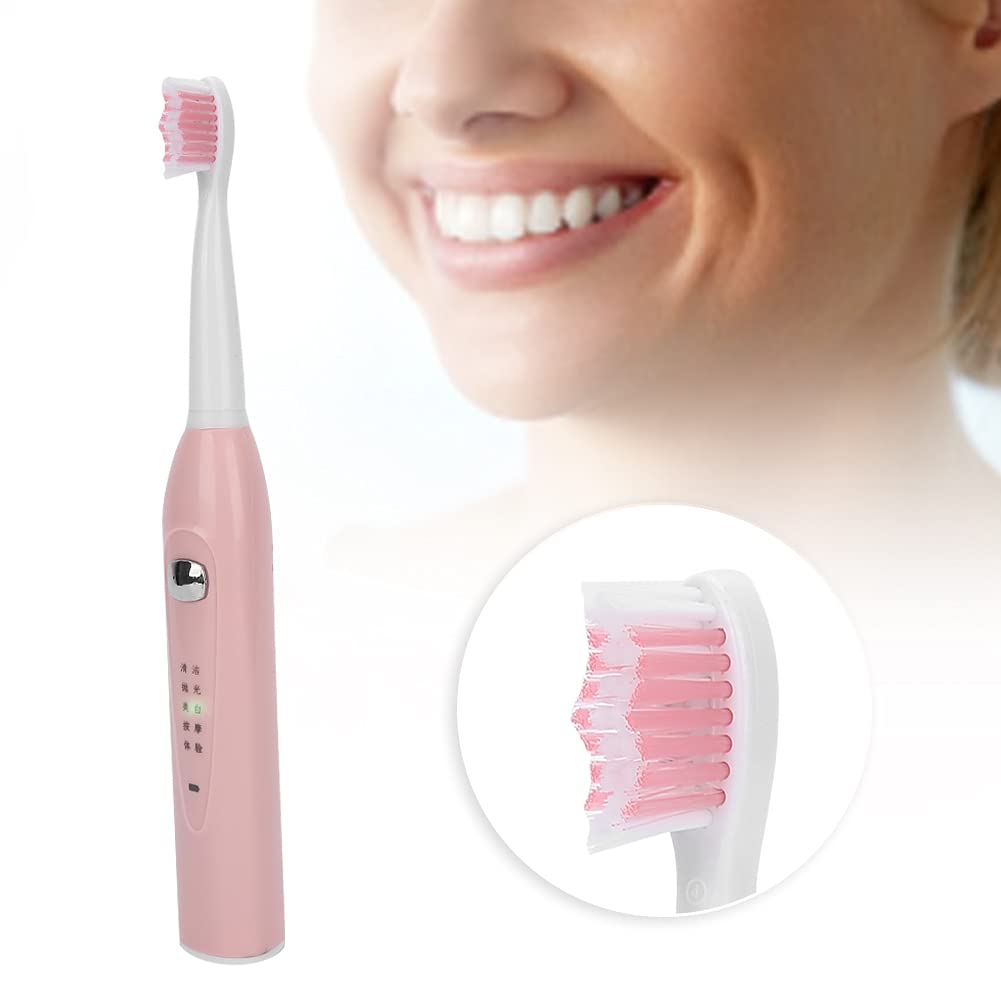 Electric Sonic Toothbrush, USB Rechargeable Power Toothbrush, Soft Hair Waterproof Adult Automatic T