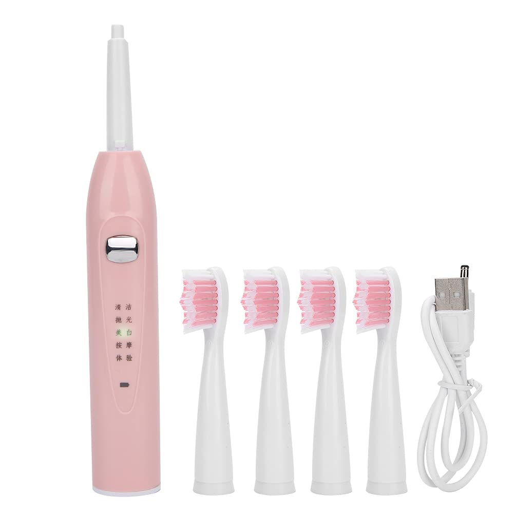 Electric Sonic Toothbrush, USB Rechargeable Power Toothbrush, Soft Hair Waterproof Adult Automatic T