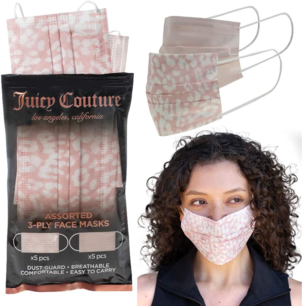Juicy Couture 3-Ply Disposable Face Masks