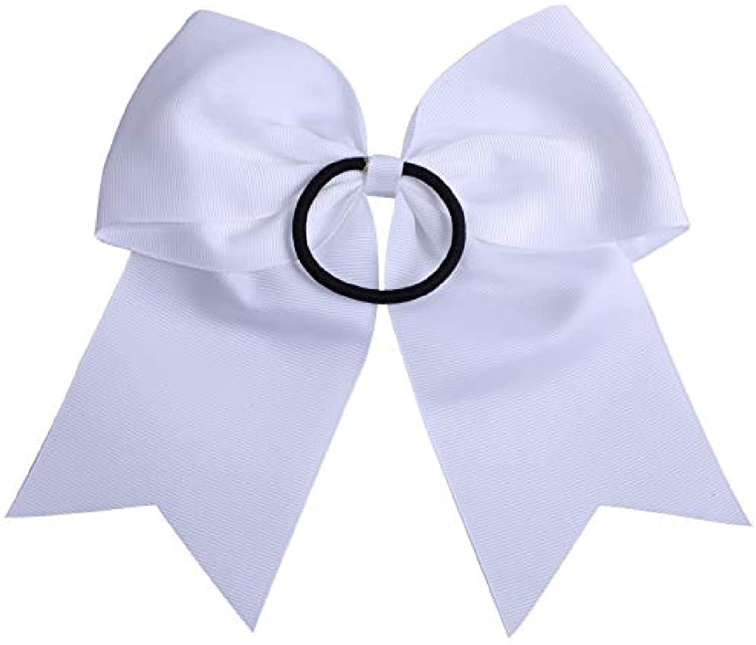Kenz Laurenz Cheer Bows Orange Cheerleading Softball - Gifts for Girls and Women Team Bow with Ponyt
