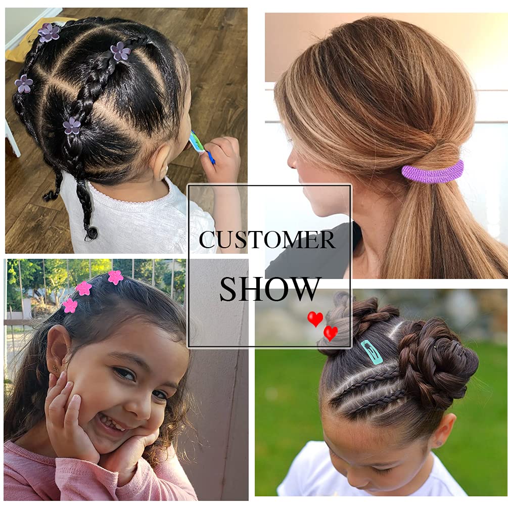 200 Pieces Baby Girls Hair Accessory Set with Gift Packing Box, Gifts for Grandkids Cute Baby Hairpi