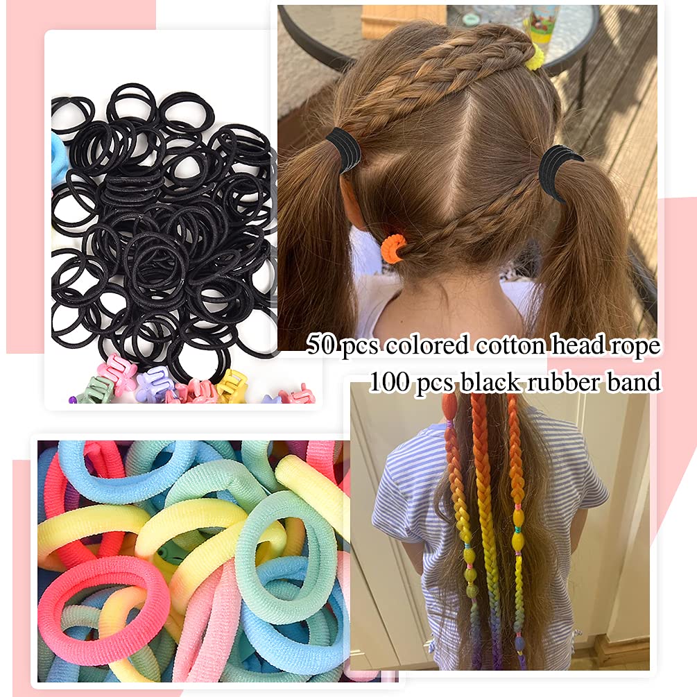 200 Pieces Baby Girls Hair Accessory Set with Gift Packing Box, Gifts for Grandkids Cute Baby Hairpi