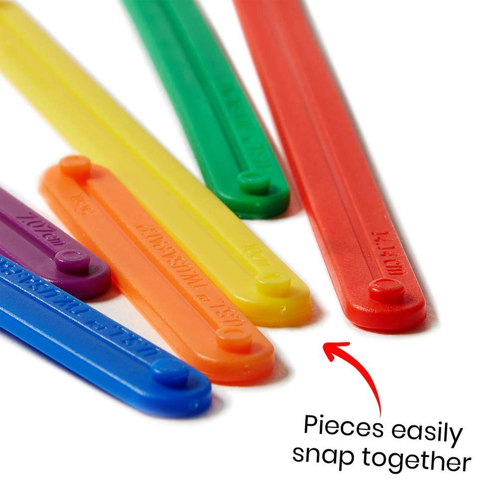 hand2mind AngLegs Classroom Kit with Protractors, Explore Angles, Shapes, and Geometry, Triangle Geo