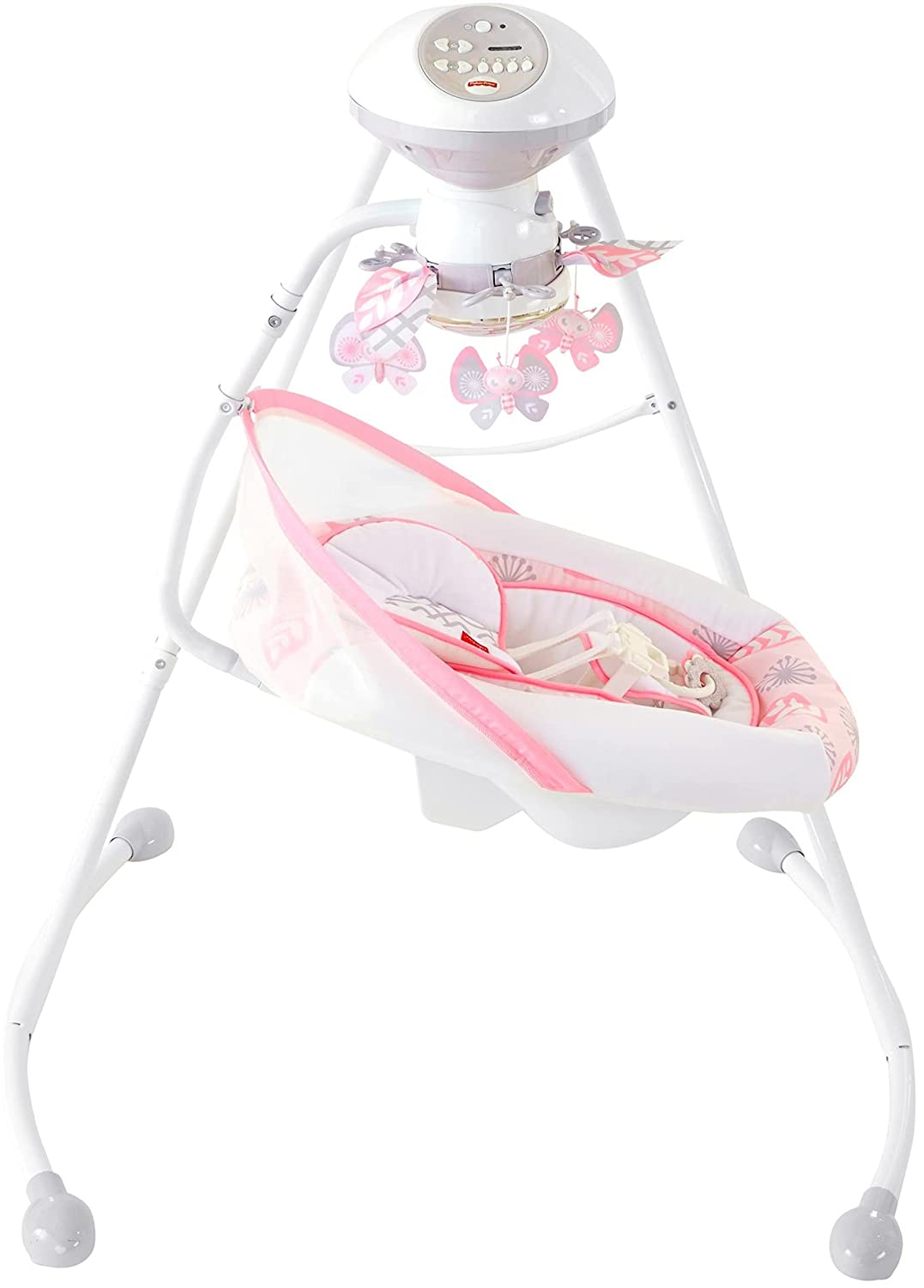 Fisher-Price Deluxe Cradle 'n Swing- Surreal Serenity - Soothing Baby Swing With Two Swinging Motion