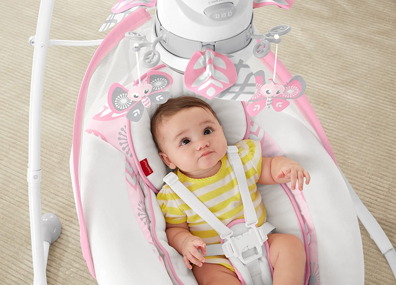 Fisher-Price Deluxe Cradle 'n Swing- Surreal Serenity - Soothing Baby Swing With Two Swinging Motion