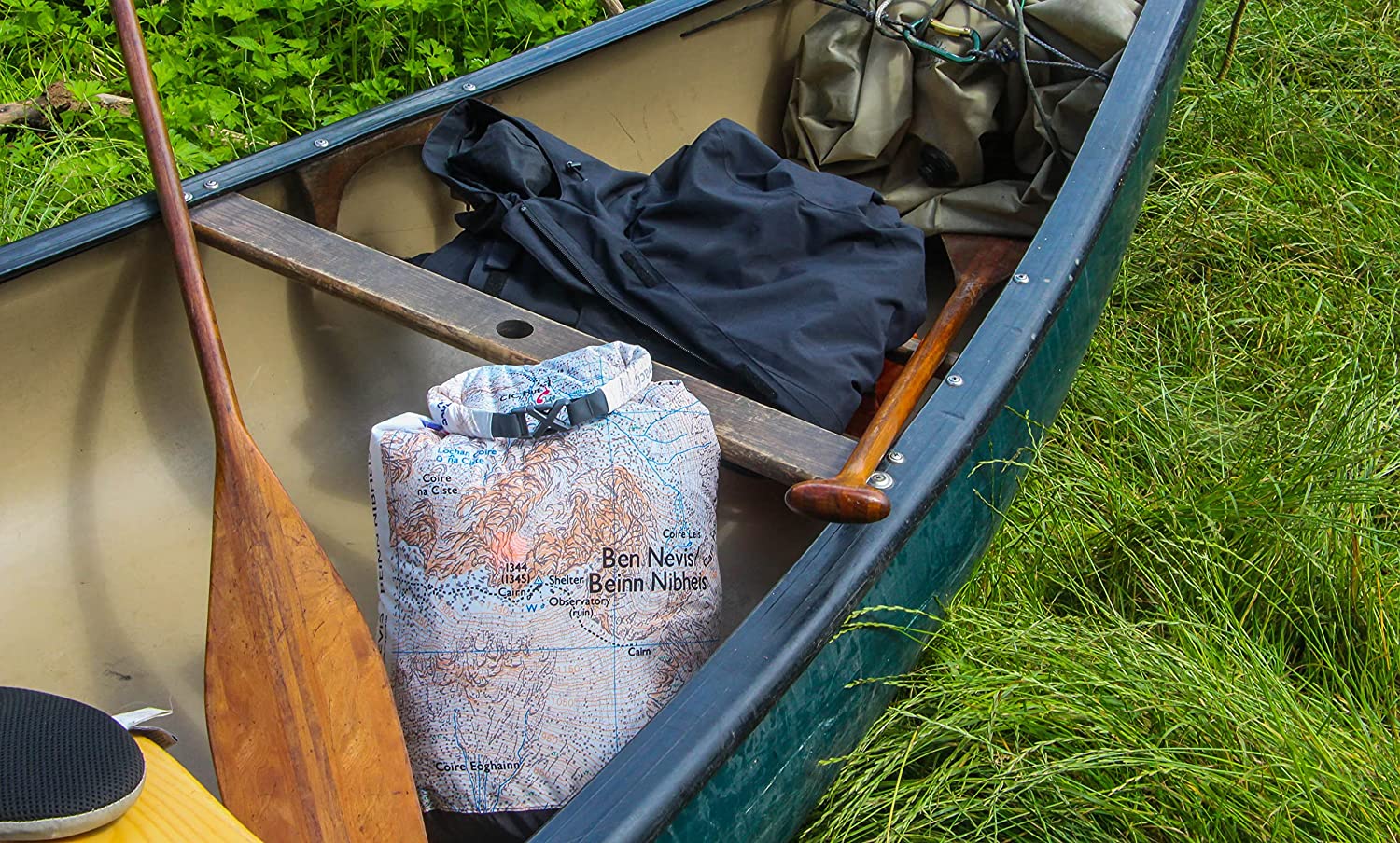 Ordnance Survey 3-Peaks Print Ultralight Dry Bag Multi-Pack with Fully Taped Seams - Scafell Pike (5