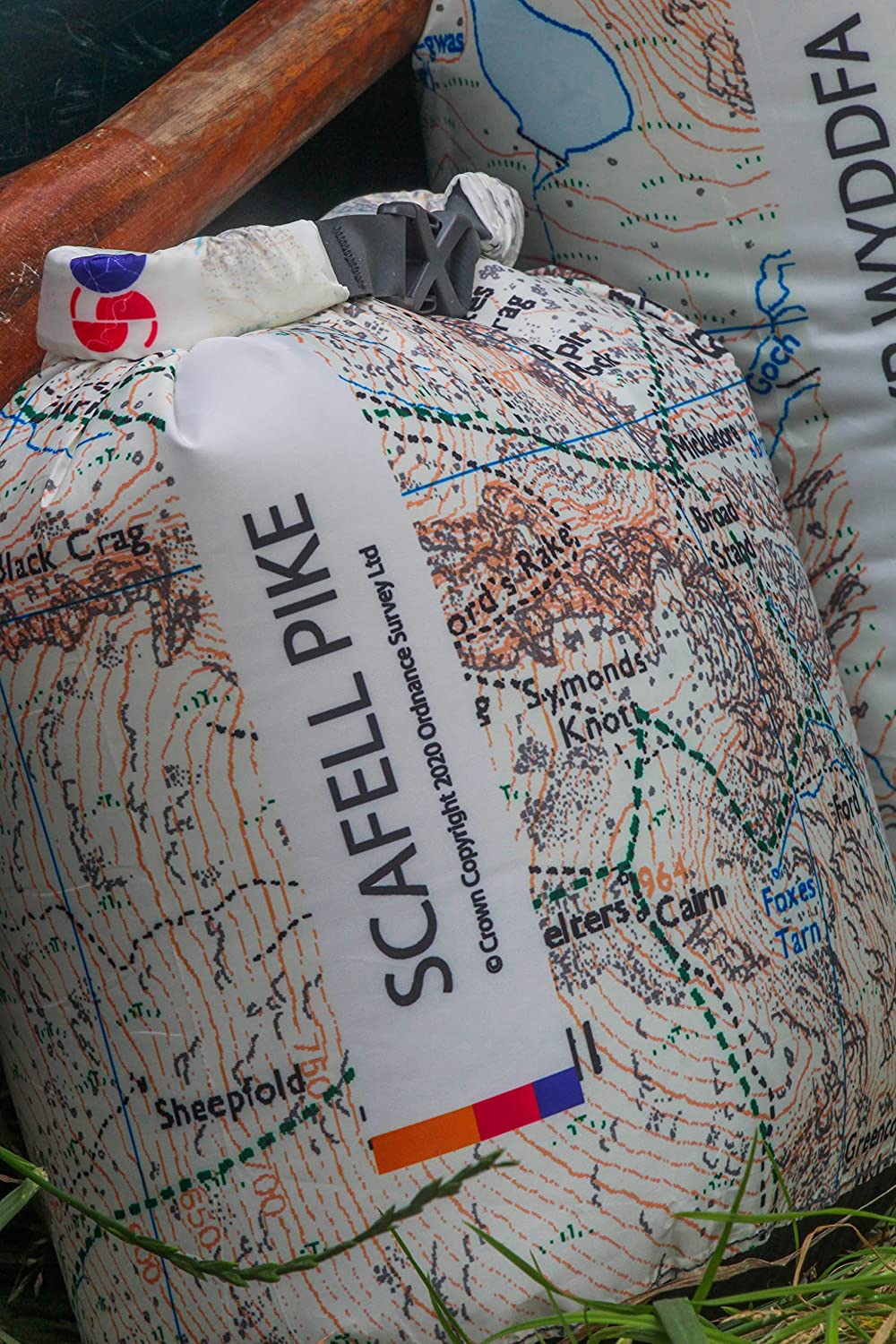 Ordnance Survey 3-Peaks Print Ultralight Dry Bag Multi-Pack with Fully Taped Seams - Scafell Pike (5