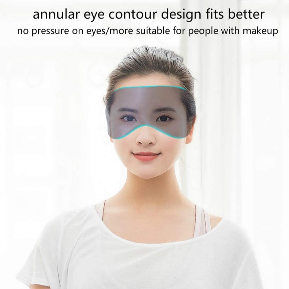 Silk sleeping eye blindfold with the same color storage bag, double-layer silk filled eye mask and e