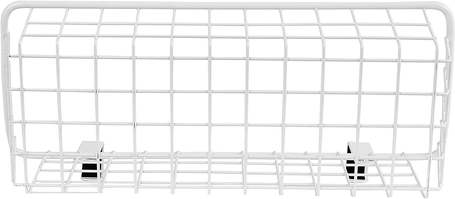 Spectrum Grid Storage Basket, Over The Cabinet, Steel Wire Organization Under Sink Kitchen & Bathroo