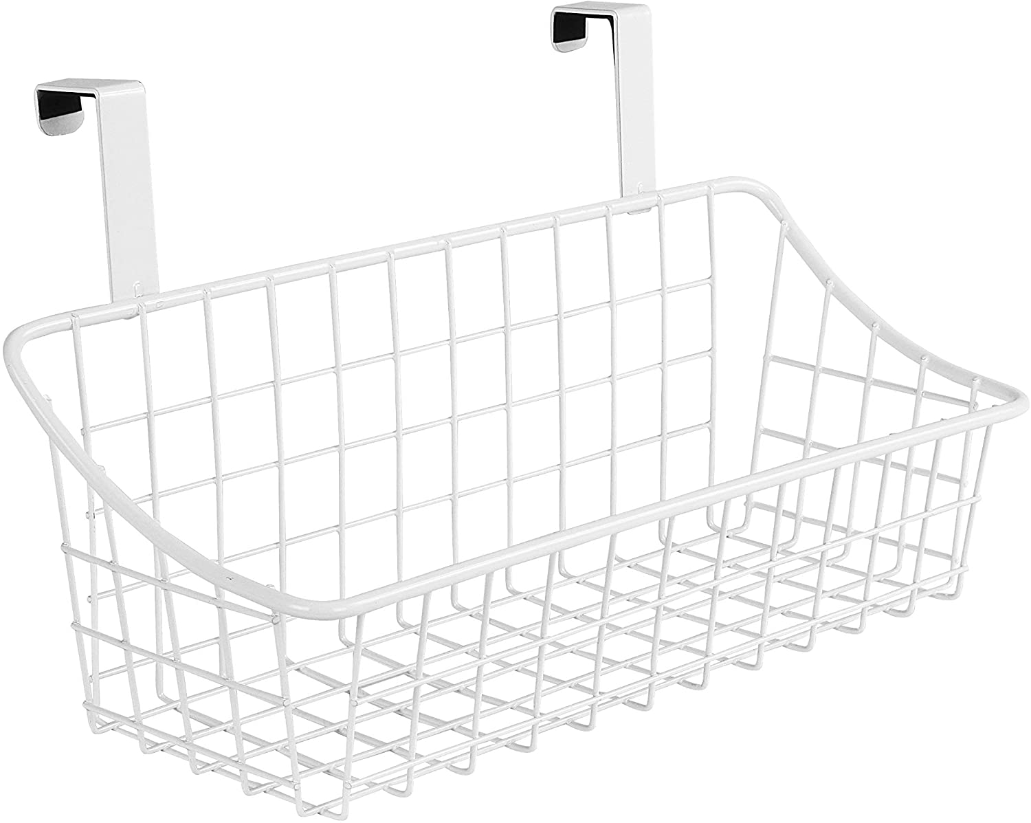 Spectrum Grid Storage Basket, Over The Cabinet, Steel Wire Organization Under Sink Kitchen & Bathroo