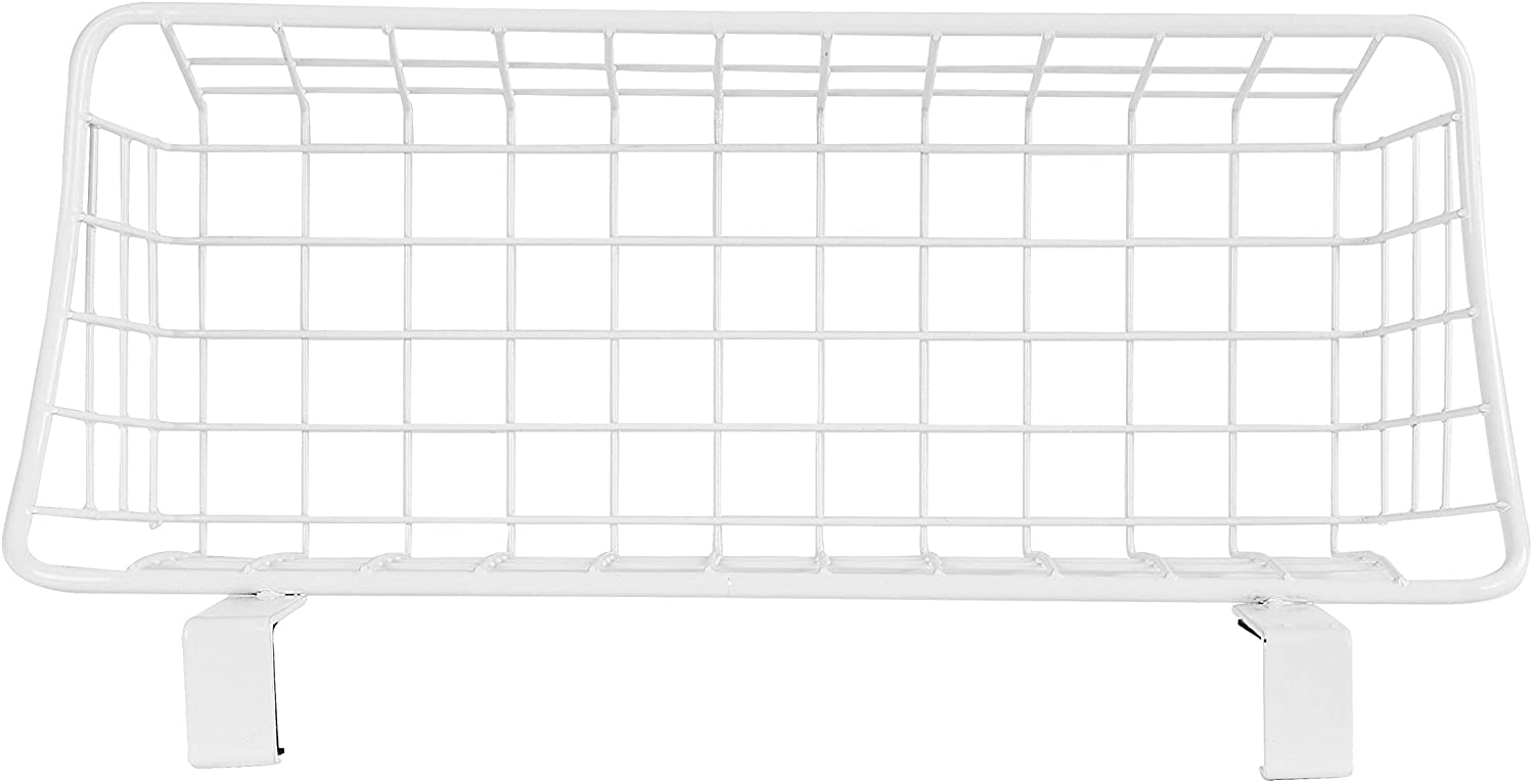 Spectrum Grid Storage Basket, Over The Cabinet, Steel Wire Organization Under Sink Kitchen & Bathroo
