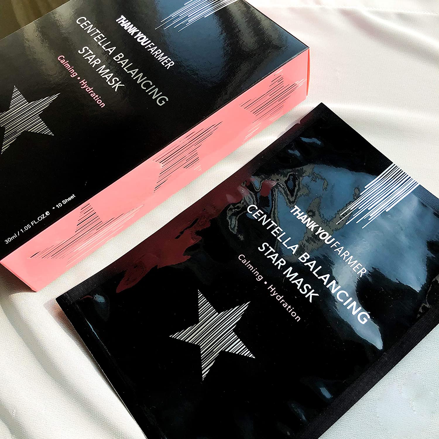 THANKYOU FARMER Centella Balancing Star Masks (Box of 10) | Calming, pH Balanced skin | Allure Korea