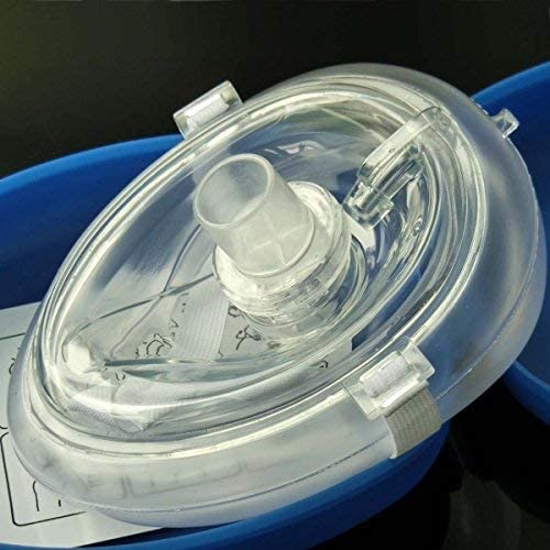 1pcs First Aid CPR Rescue Adult and Child CPR Face Shield Barrier Face Shield Oxygen Inlet in Box