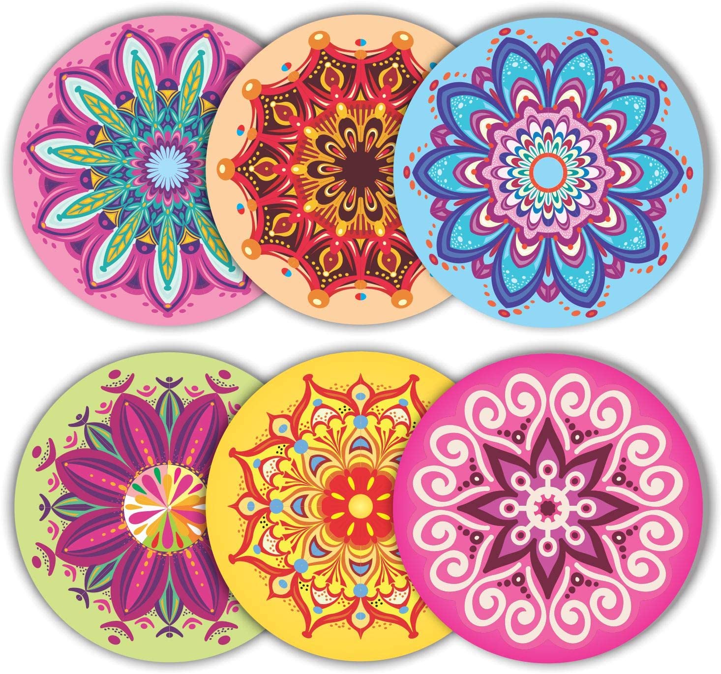 Mandala Stickers Seals Labels - (Pack of 120) 2