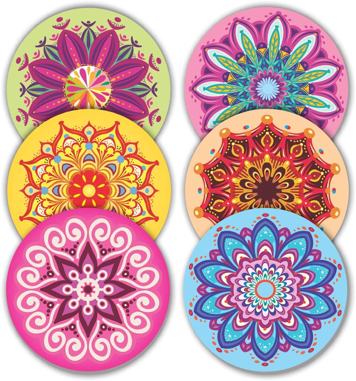 Mandala Stickers Seals Labels - (Pack of 120) 2