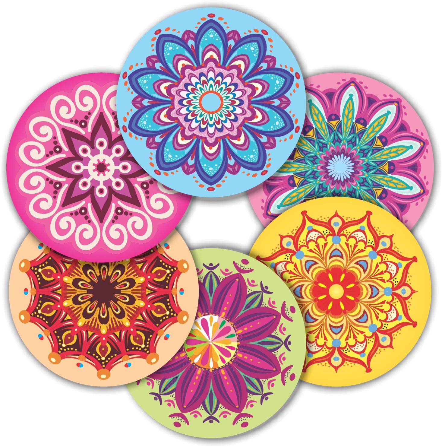 Mandala Stickers Seals Labels - (Pack of 120) 2