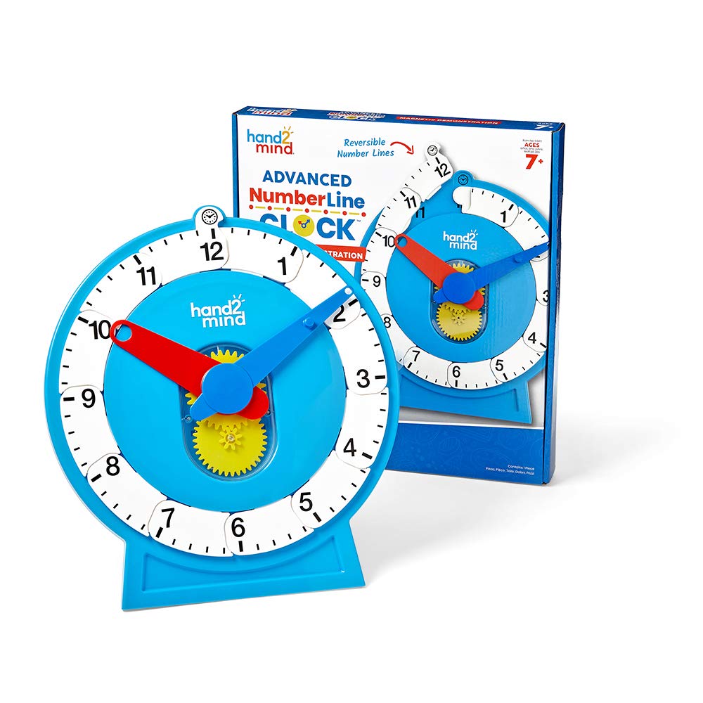 hand2mind Advanced Numberline Demonstration Learning Clock