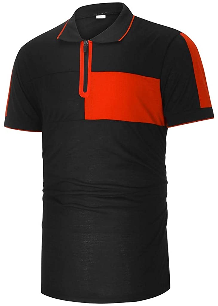 WUAI-Men Casual Tracksuits Short Sleeve Running Jogging Athletic Sports T-Shirts and Shorts Suit Set