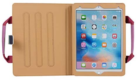 iPad 2 Case Cover, TechCode Synthetic Leather Protective Case Travel Sleeve Multi-Angle Stand Cover