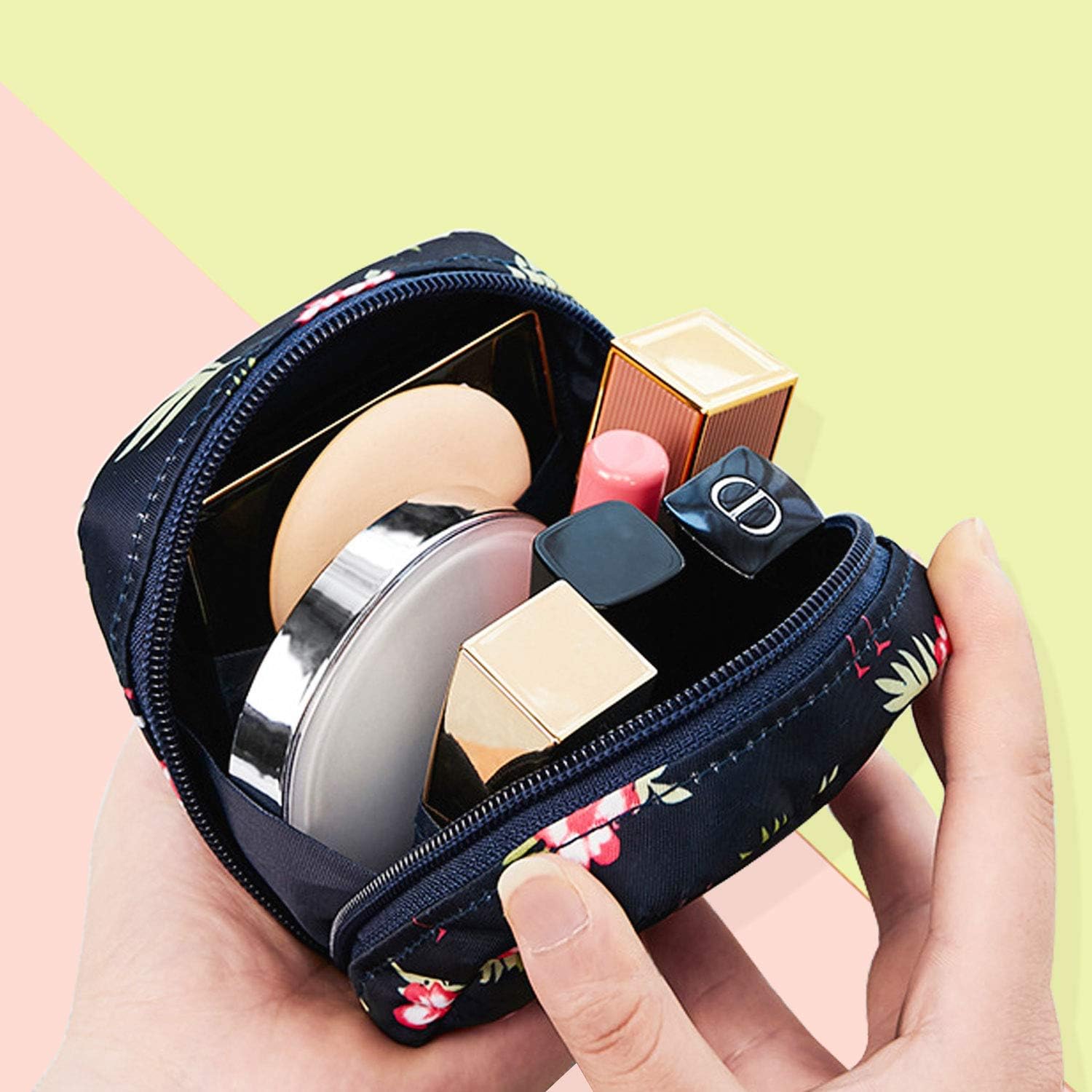 Honbay Cute Stylish Large Capacity Sanitary Napkin Bag Tampons Pouch Nursing Pad Holder Coin Purse M