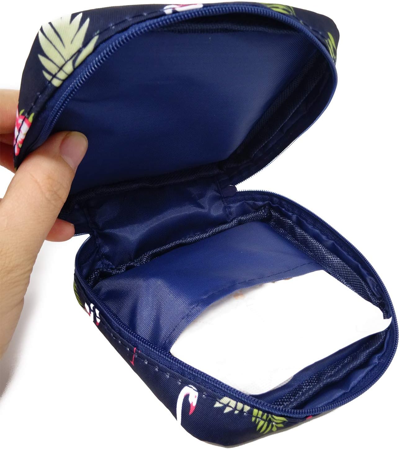 Honbay Cute Stylish Large Capacity Sanitary Napkin Bag Tampons Pouch Nursing Pad Holder Coin Purse M