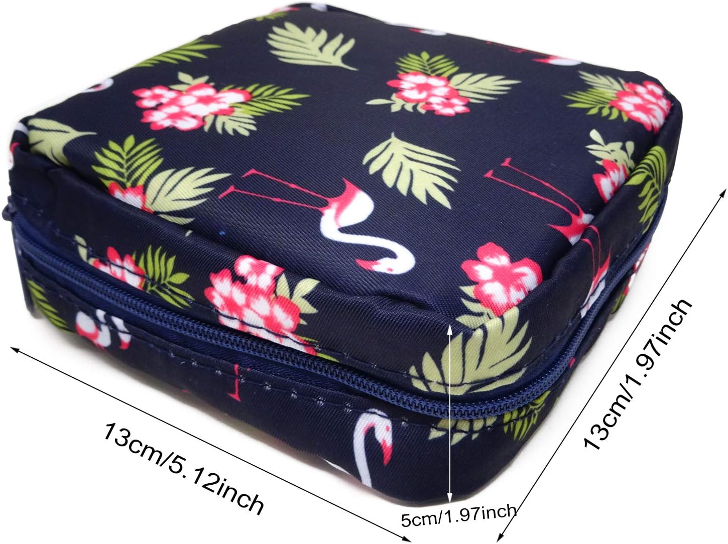 Honbay Cute Stylish Large Capacity Sanitary Napkin Bag Tampons Pouch Nursing Pad Holder Coin Purse M