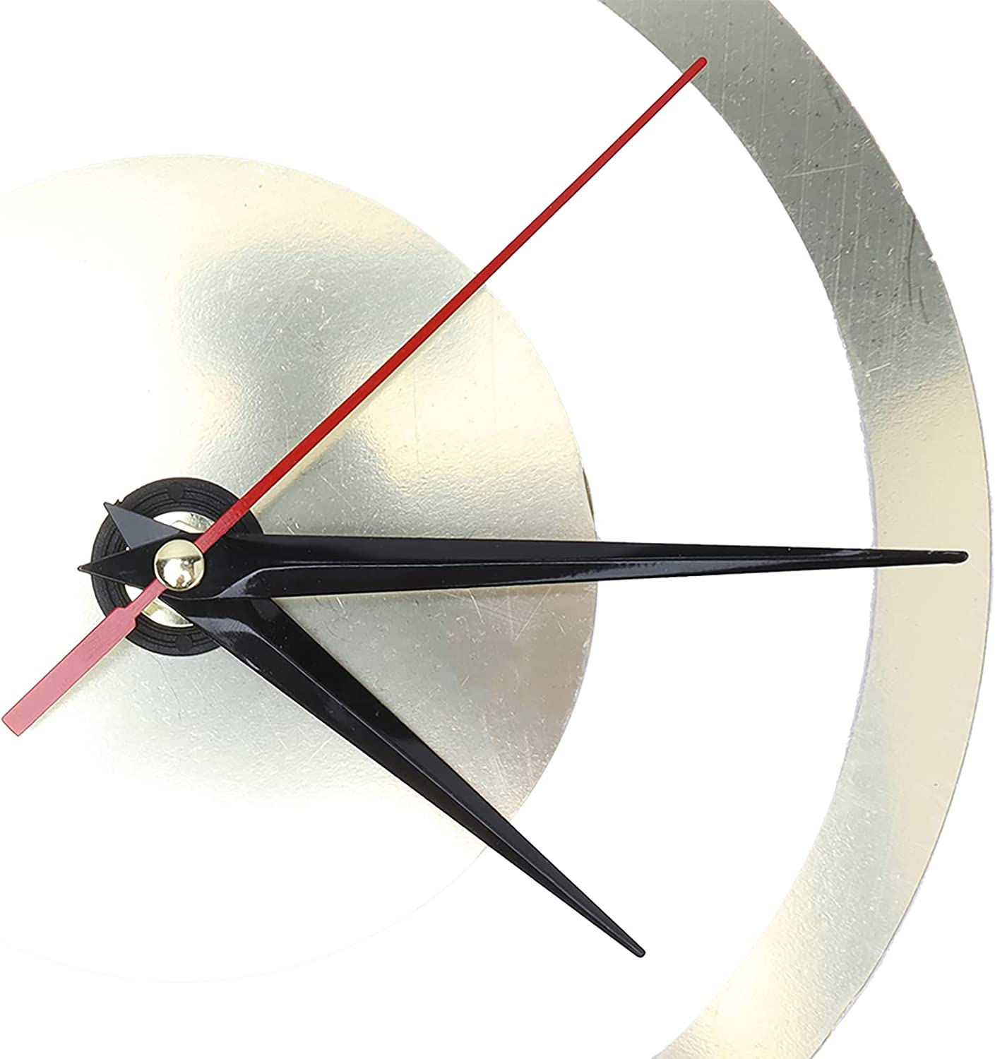 Wall Clock Sticker, Background Decal Adhesive Sticker Removable Mirror Sticker for Bedroom for Livin