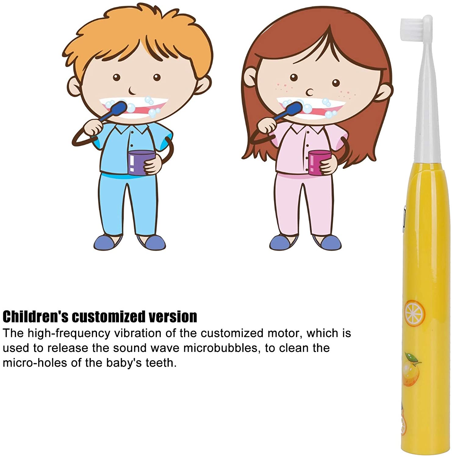 Kids Electric Toothbrush, Kids Toothbrush Rechargeable Children