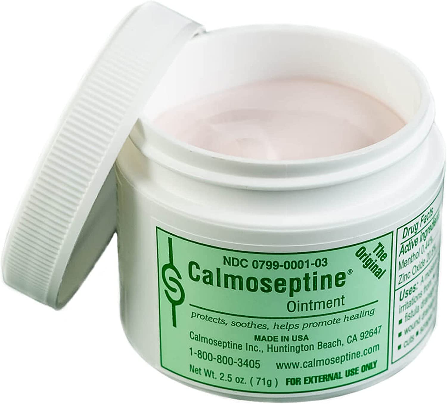 Calmoseptine Ointment - 2.5 Oz Jar Each (Pack of 3)