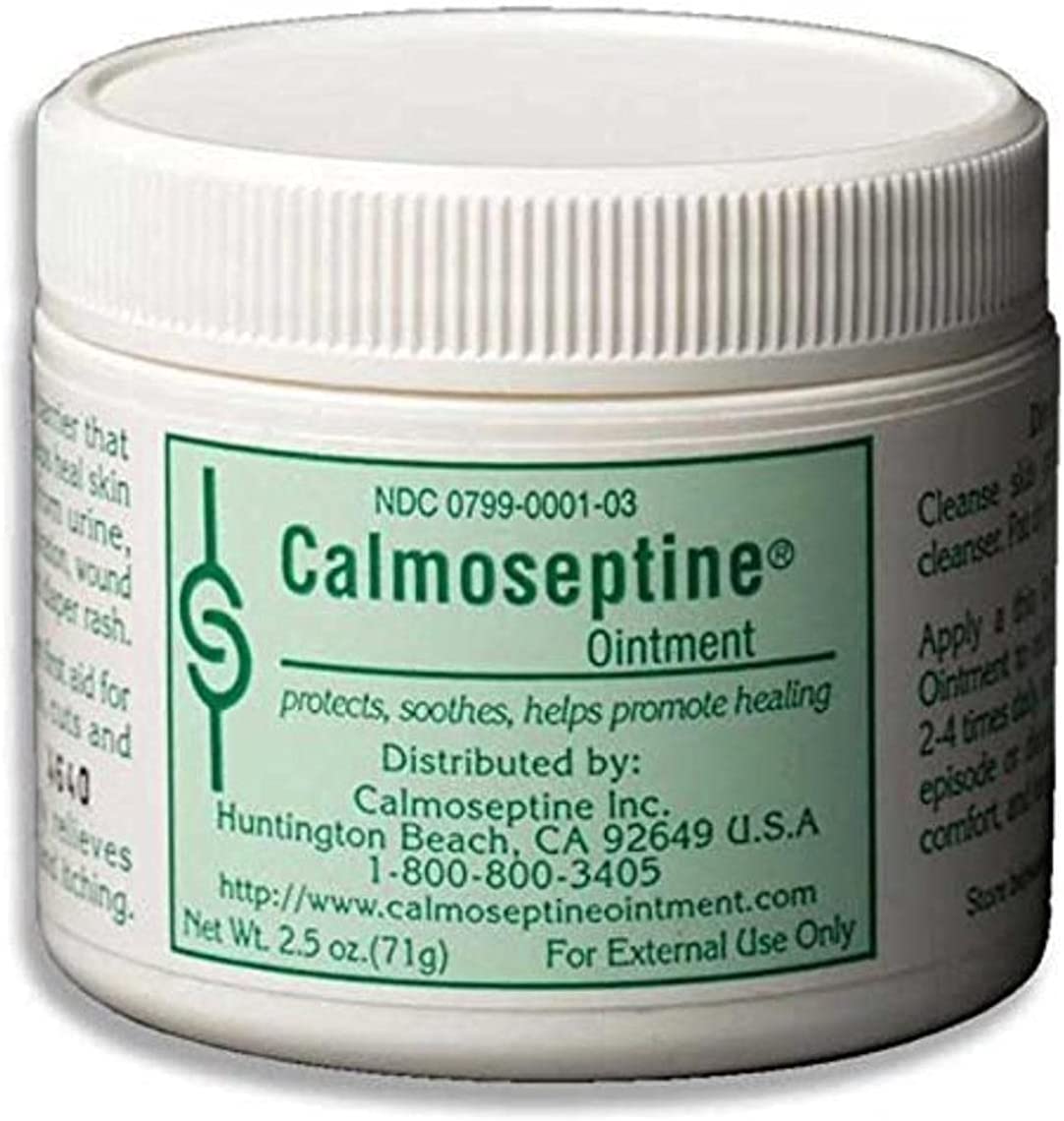 Calmoseptine Ointment - 2.5 Oz Jar Each (Pack of 3)
