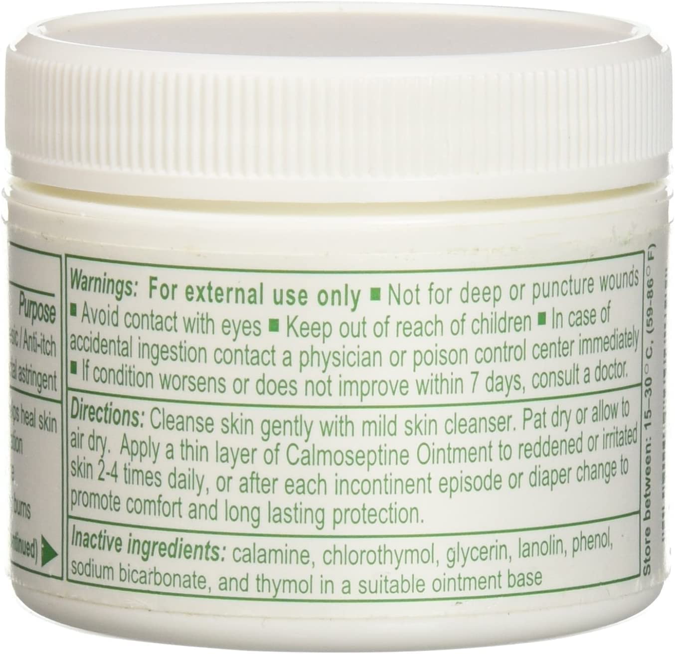 Calmoseptine Ointment - 2.5 Oz Jar Each (Pack of 3)