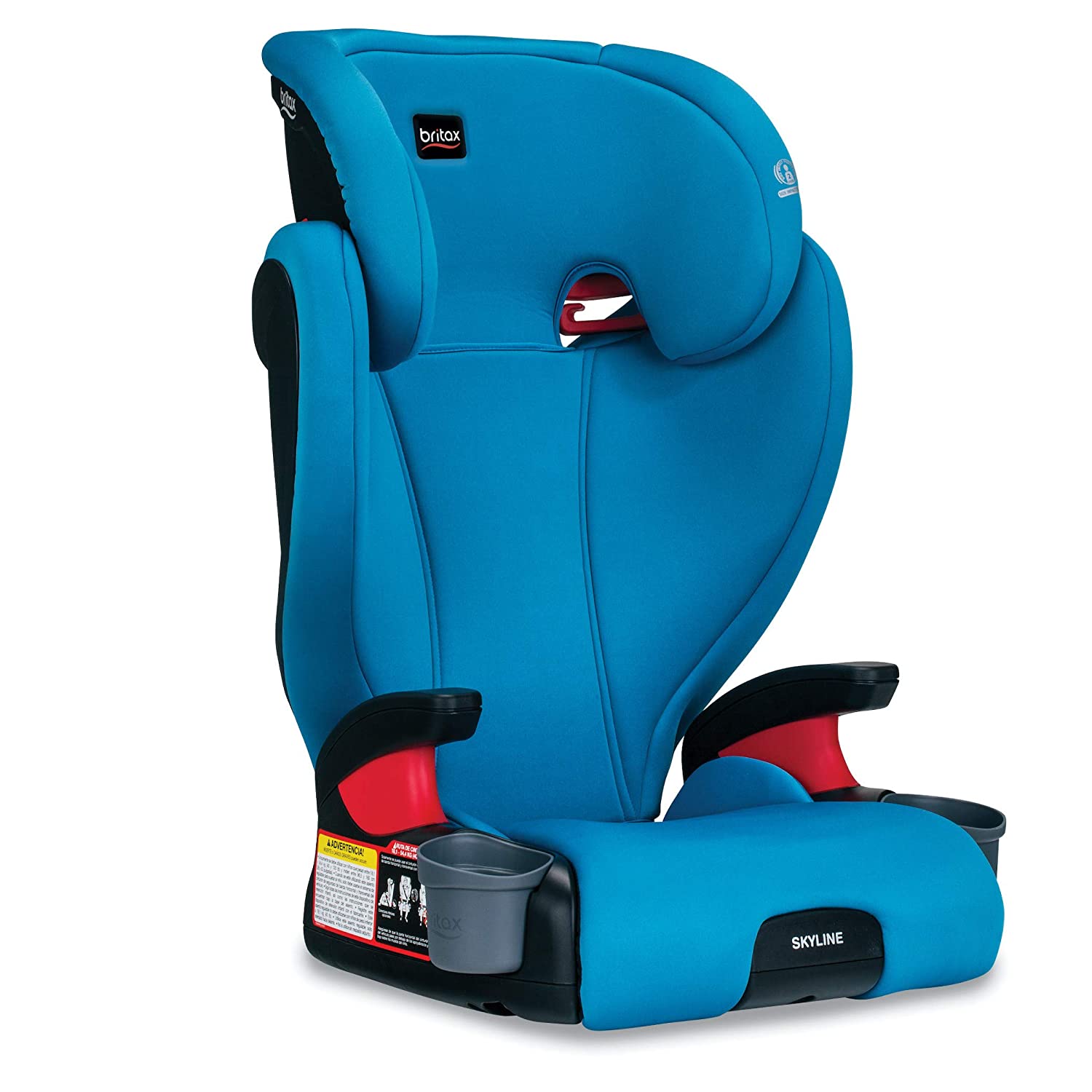 Britax Skyline 2-Stage Belt-Positioning Booster Car Seat, Teal - Highback and Backless Seat