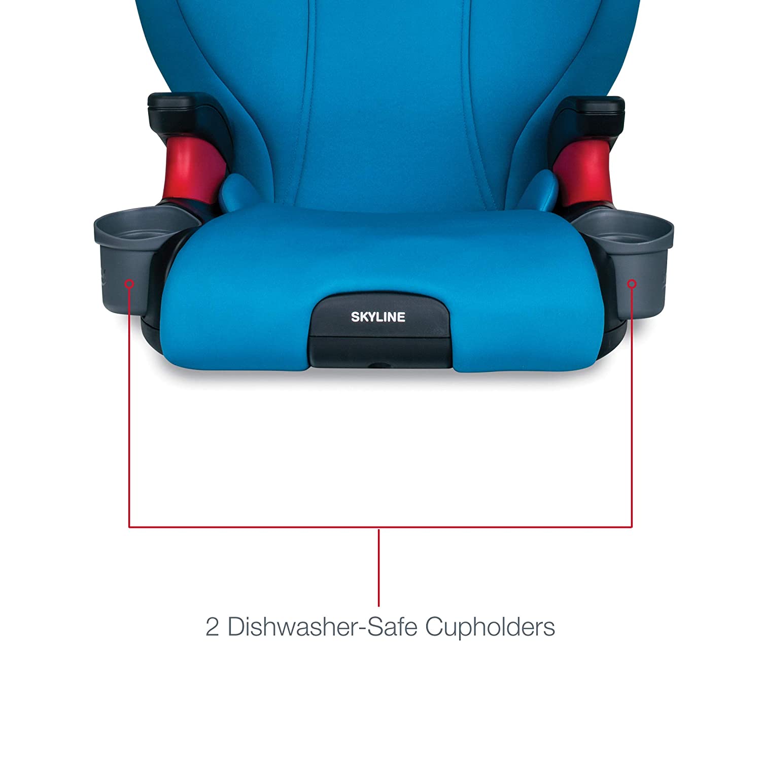 Britax Skyline 2-Stage Belt-Positioning Booster Car Seat, Teal - Highback and Backless Seat