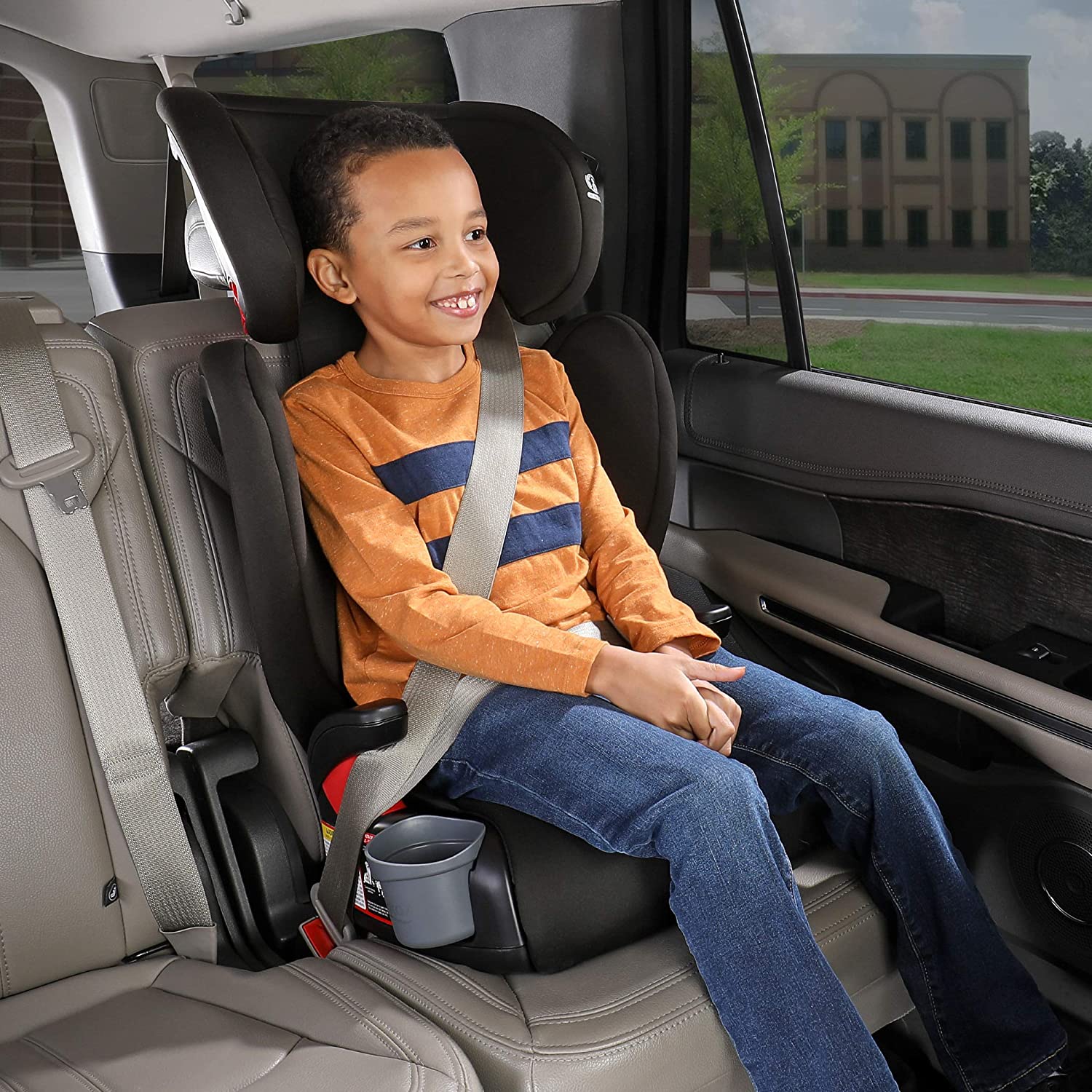 Britax Skyline 2-Stage Belt-Positioning Booster Car Seat, Teal - Highback and Backless Seat