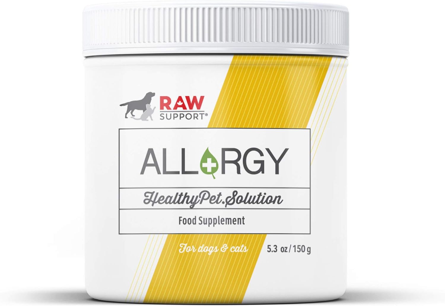 Raw Support Dog and Cat Supplement Powder – 6 Supplement Options [Allergies, Digestion, Energy, He