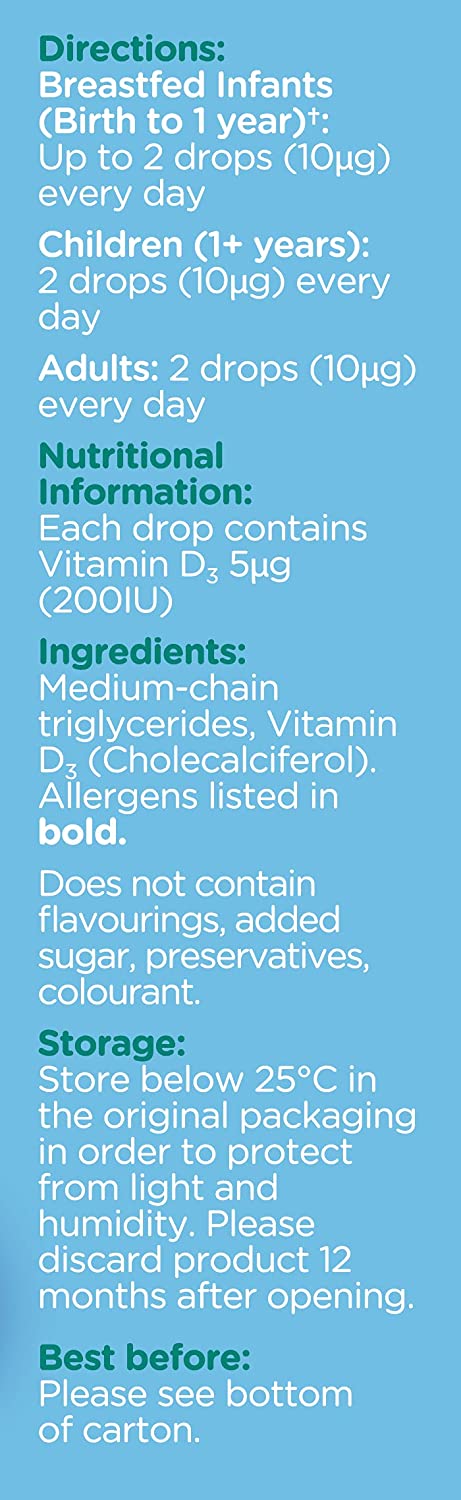 Colief Vitamin D 3 Drops | The Infant